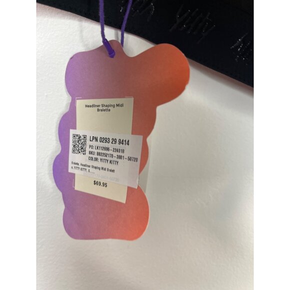 Yitty Headliner Shaping Midi Bralette Small Pink Leopard Print NWT - Picture 6 of 13